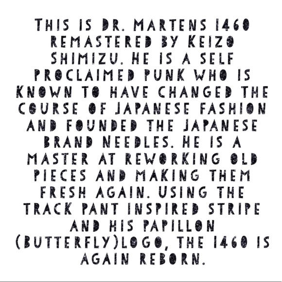 🦋Needles x Dr. Martens Limited Edition 1460 Boots - Picture 14 of 14